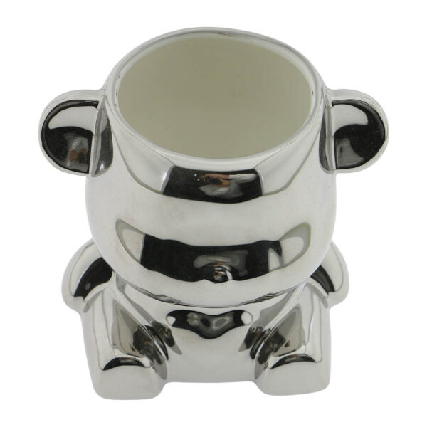 Ceramic Bear-Shaped Holder – Glossy Finish - Image 3