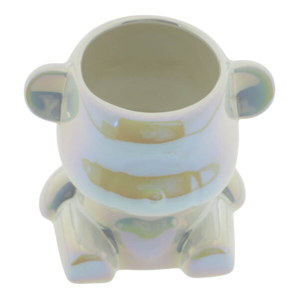 Ceramic Bear-Shaped Holder – Glossy Finish - Image 2