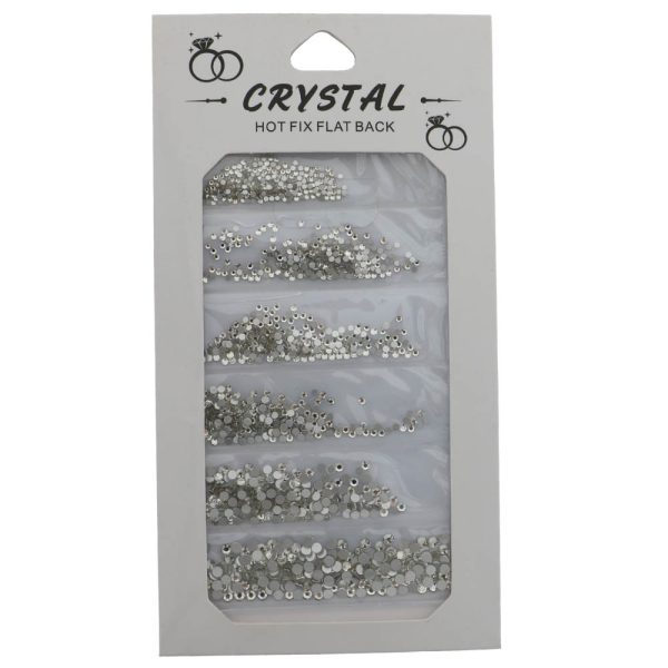 Crystal Nail Rhinestones – Mixed Sizes – Crystal JL 5