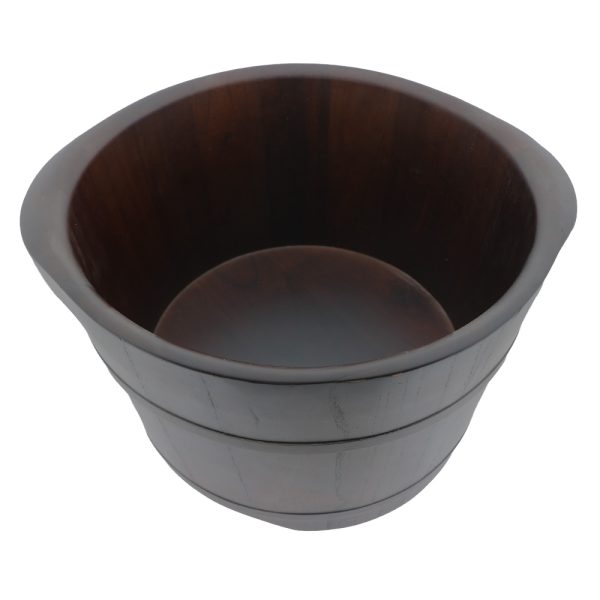 Dark Wood Foot Soak Bucket – Model 817