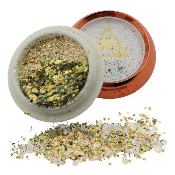Gold Mirage Glitter – Nail Decoration - DW-09 - Image 2