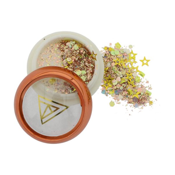 Holographic Starburst Glitter – Nail Decoration – QA-06 - Image 3