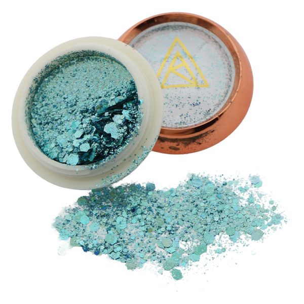 Aqua Shine Burst Glitter – Nail Decoration - DA-09 - Image 2