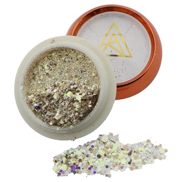Golden Aurora Glitter – Nail Decoration - DW-04 - Image 2